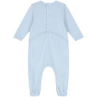 Blue Logo Babygrow, 1, hi-res
